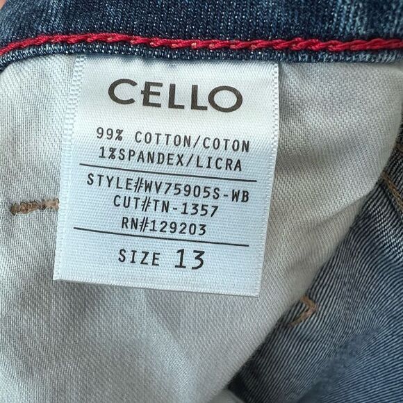 Cello high waist rolled bottom jeans size 13 - Picture 12 of 16